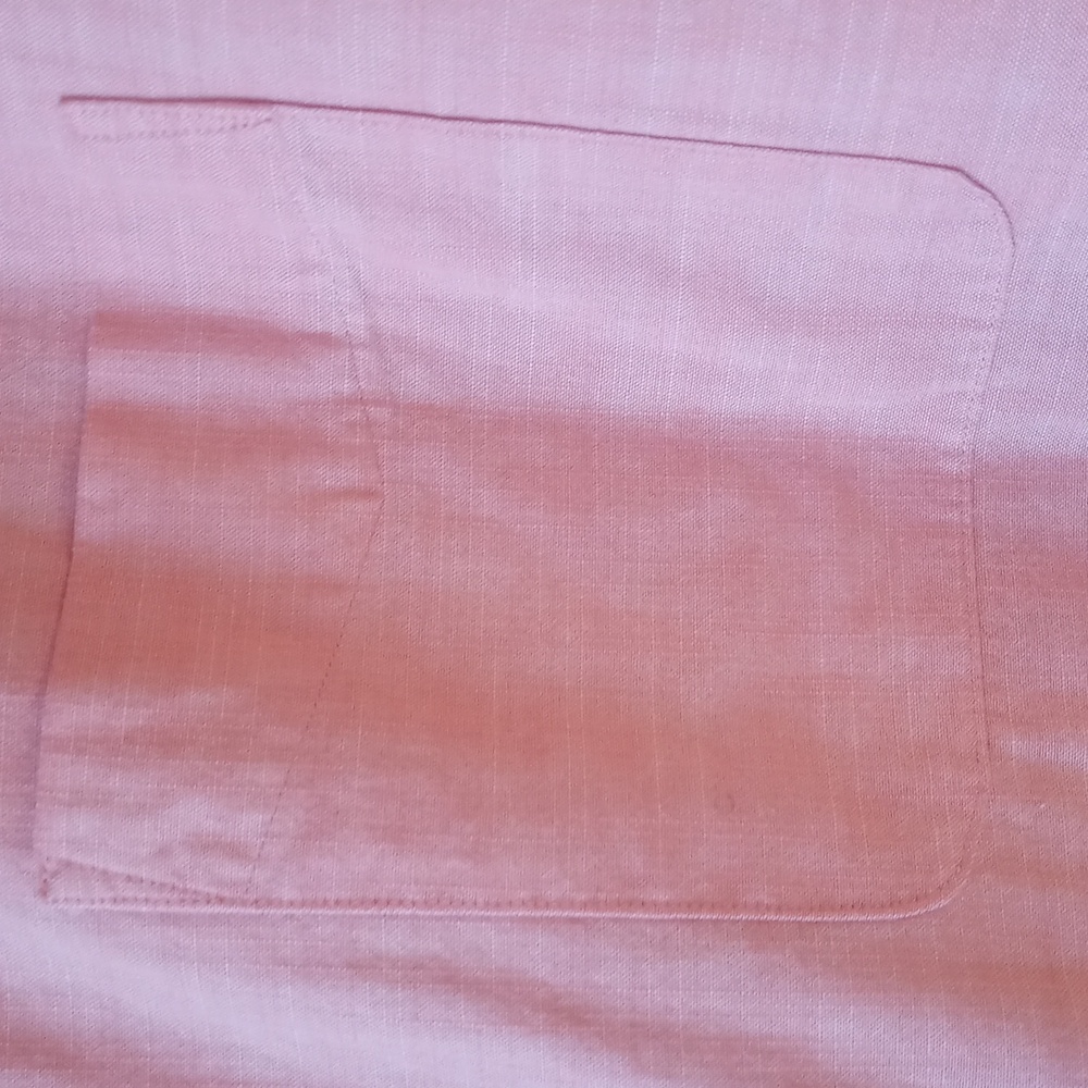 Oak Hill Men's Pink Short Sleeve Shirt - Picture 4 of 9